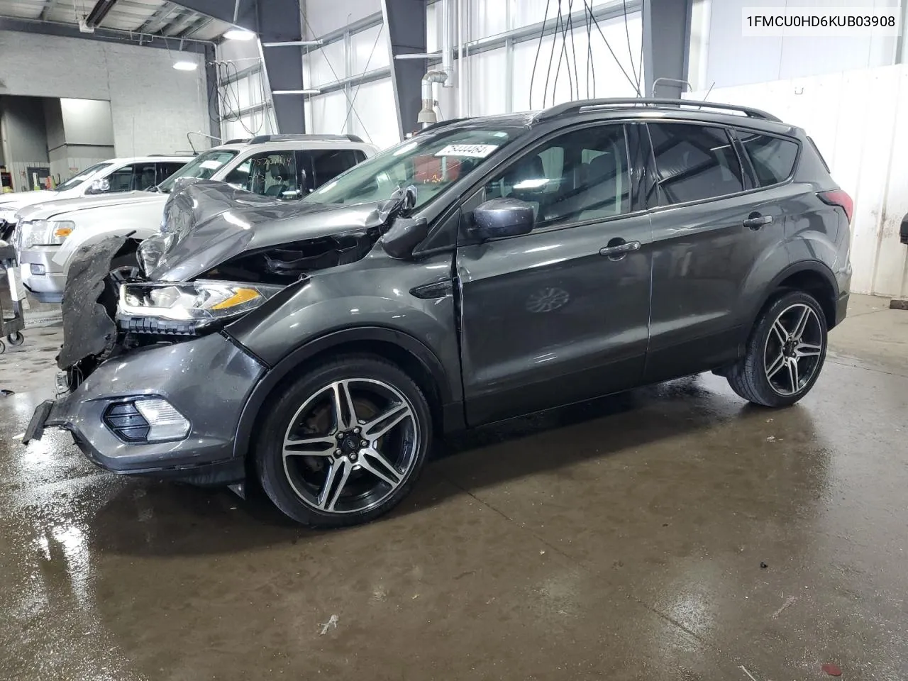 2019 Ford Escape Sel VIN: 1FMCU0HD6KUB03908 Lot: 75444464