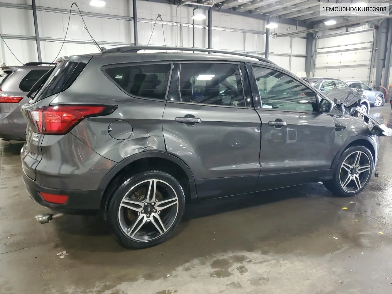 2019 Ford Escape Sel VIN: 1FMCU0HD6KUB03908 Lot: 75444464