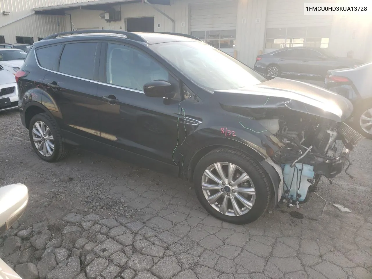 2019 Ford Escape Sel VIN: 1FMCU0HD3KUA13728 Lot: 75449394