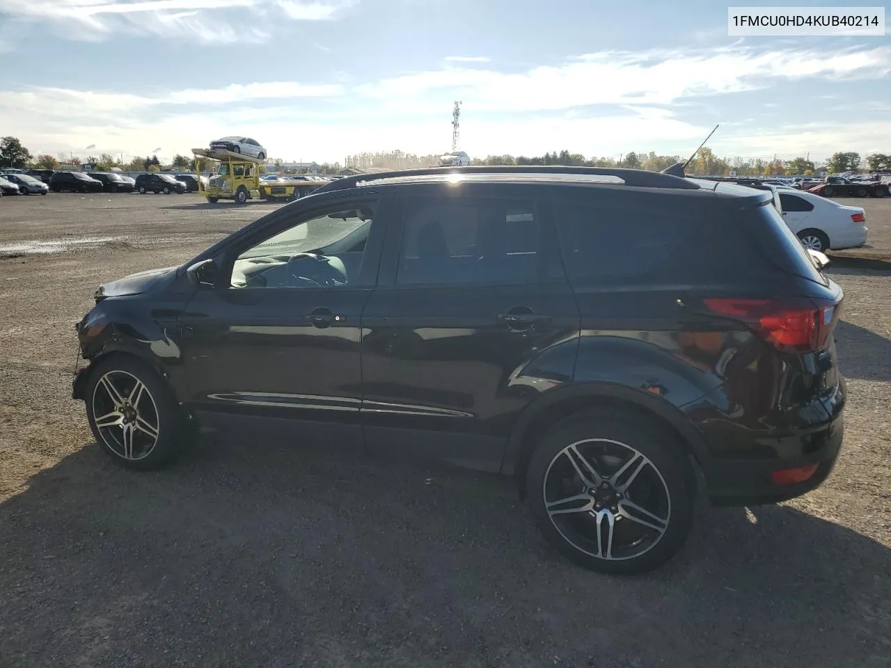 2019 Ford Escape Sel VIN: 1FMCU0HD4KUB40214 Lot: 75522364