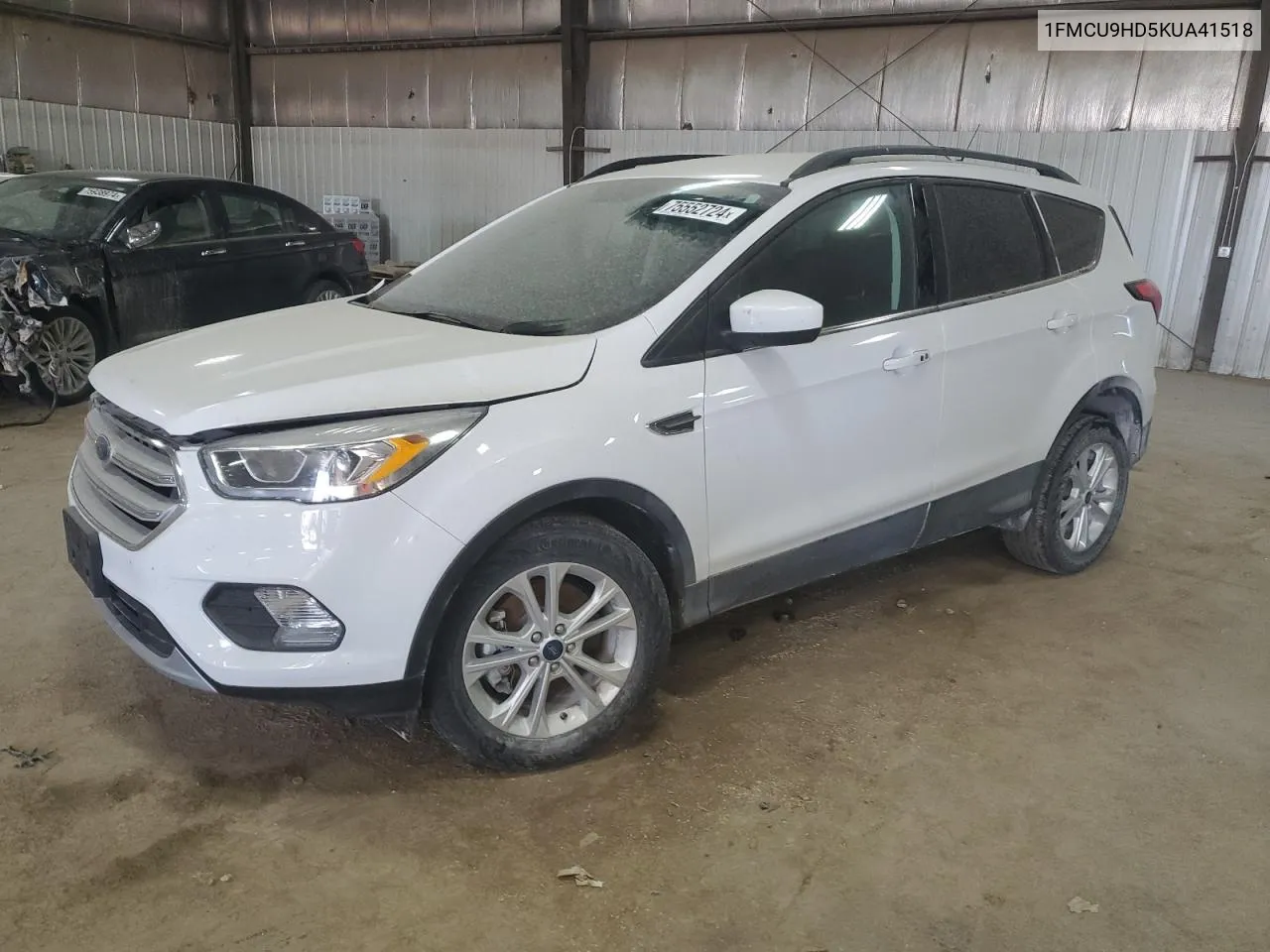 2019 Ford Escape Sel VIN: 1FMCU9HD5KUA41518 Lot: 75552724