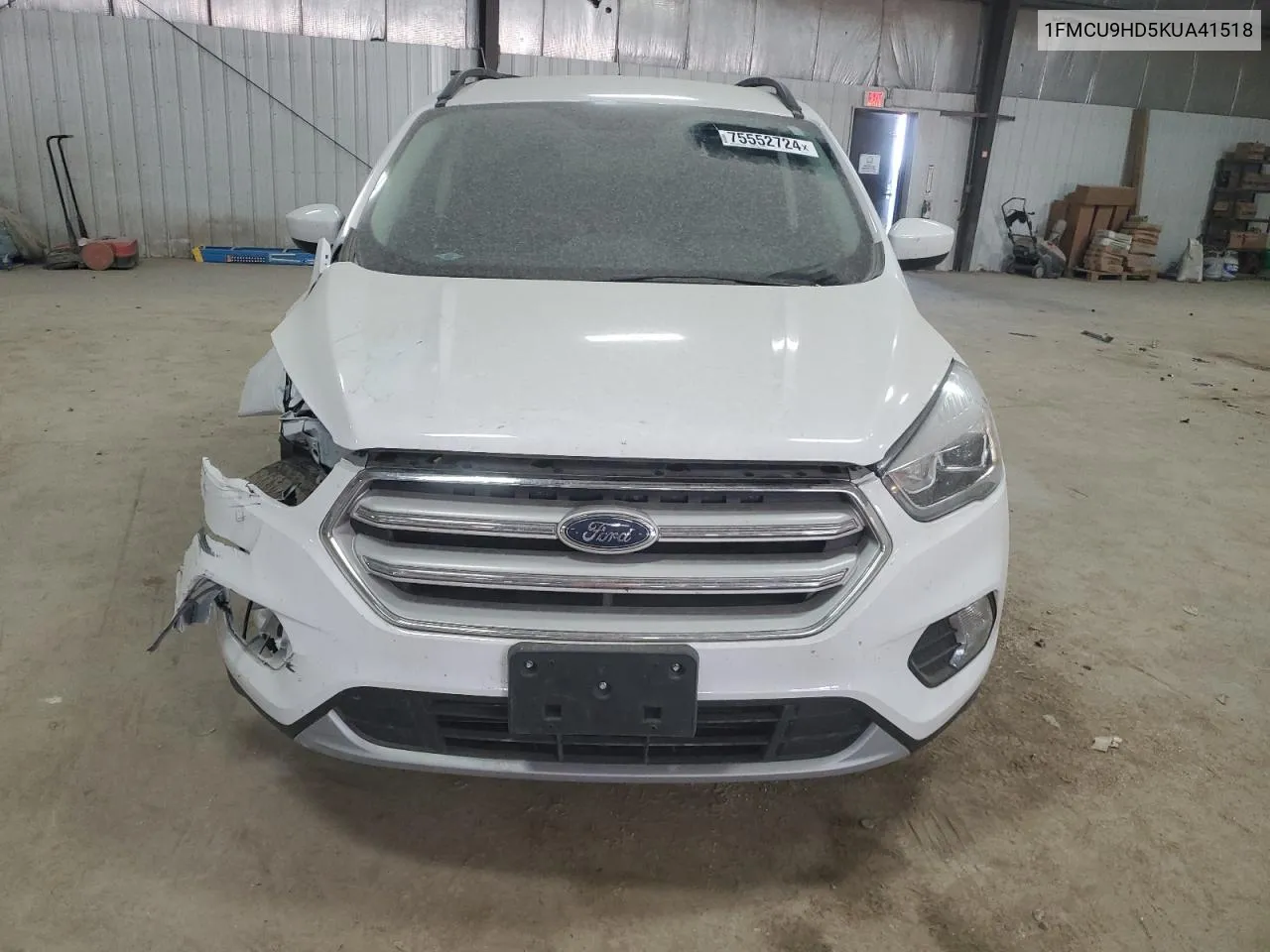 2019 Ford Escape Sel VIN: 1FMCU9HD5KUA41518 Lot: 75552724