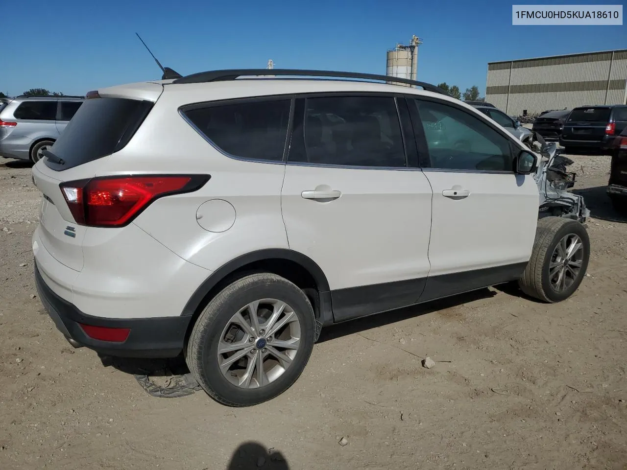 2019 Ford Escape Sel VIN: 1FMCU0HD5KUA18610 Lot: 75558004