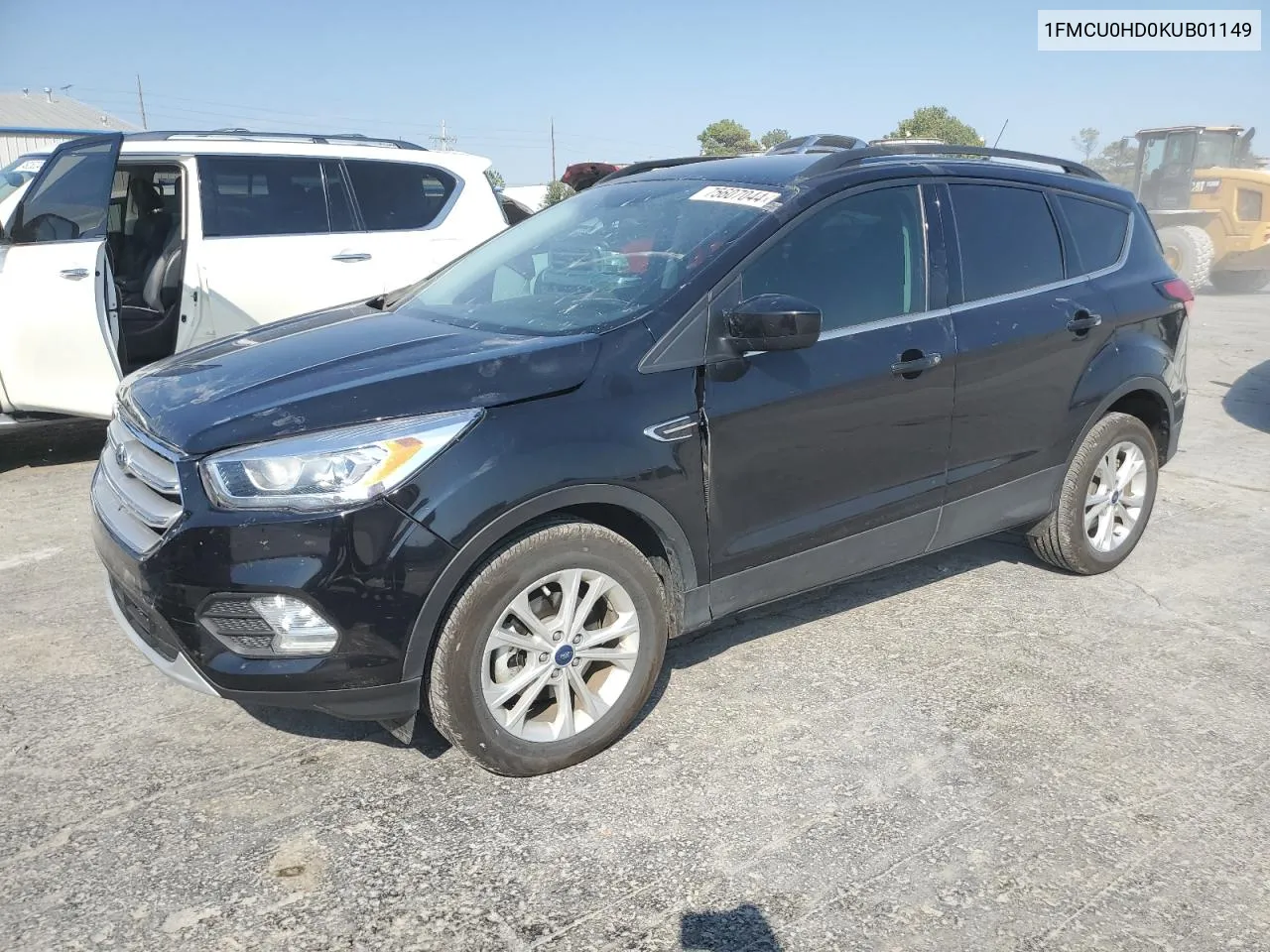 2019 Ford Escape Sel VIN: 1FMCU0HD0KUB01149 Lot: 75607044