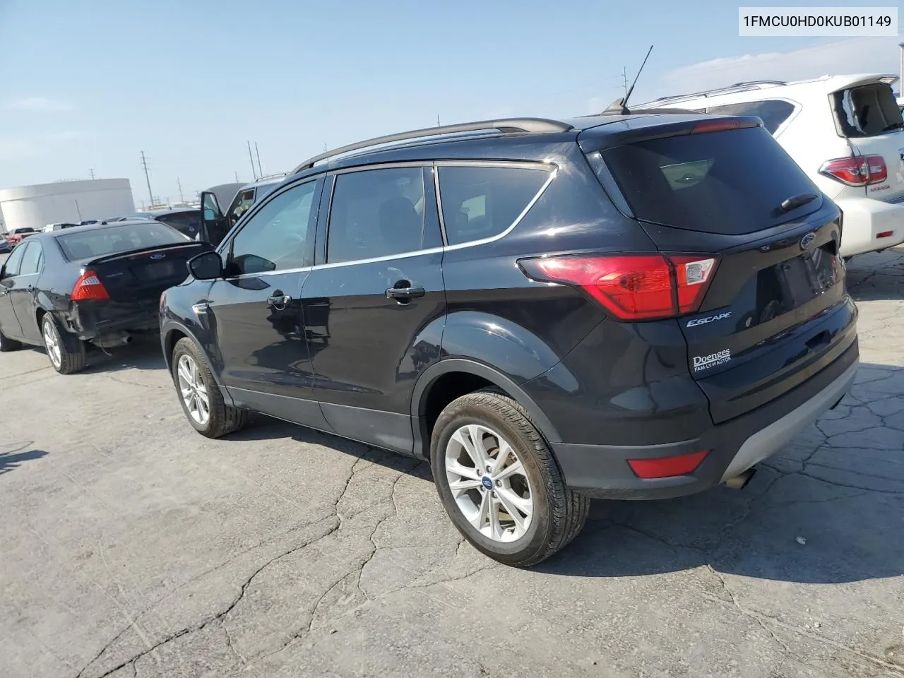 2019 Ford Escape Sel VIN: 1FMCU0HD0KUB01149 Lot: 75607044