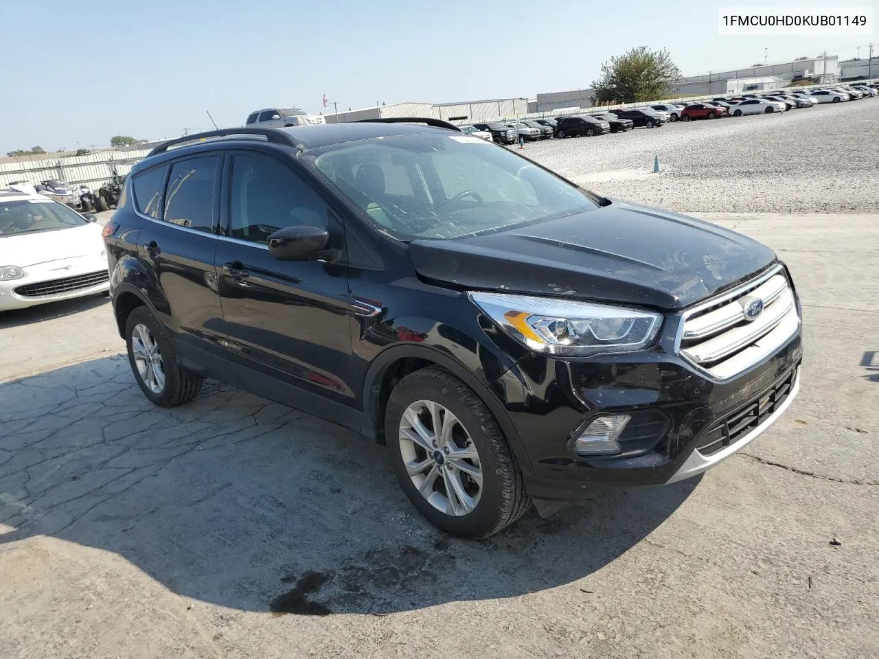 2019 Ford Escape Sel VIN: 1FMCU0HD0KUB01149 Lot: 75607044