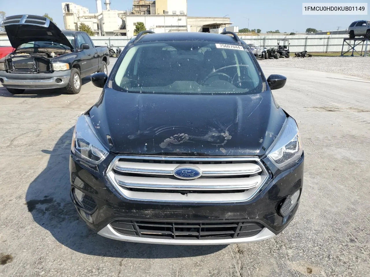 2019 Ford Escape Sel VIN: 1FMCU0HD0KUB01149 Lot: 75607044