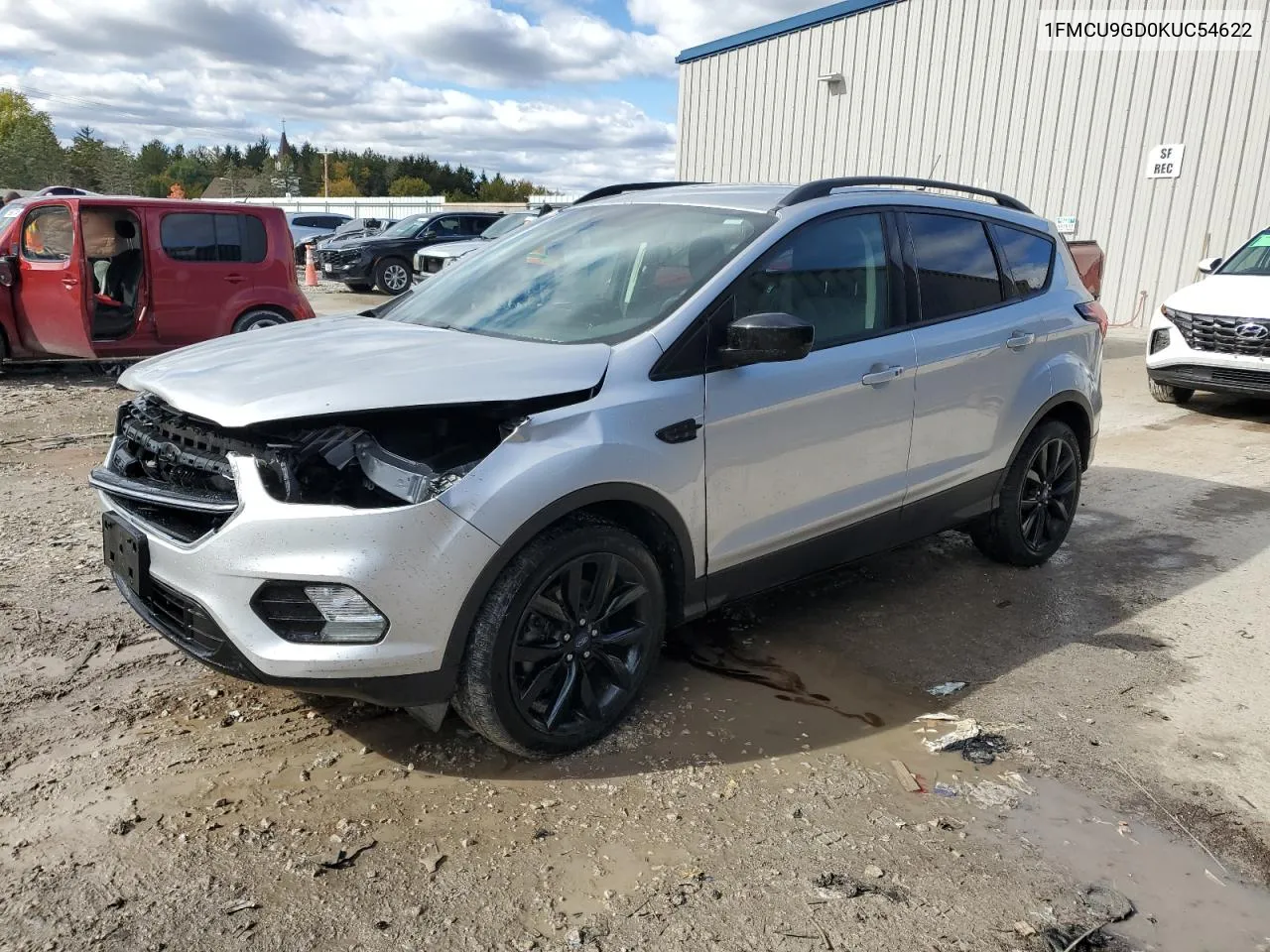 2019 Ford Escape Se VIN: 1FMCU9GD0KUC54622 Lot: 75627264