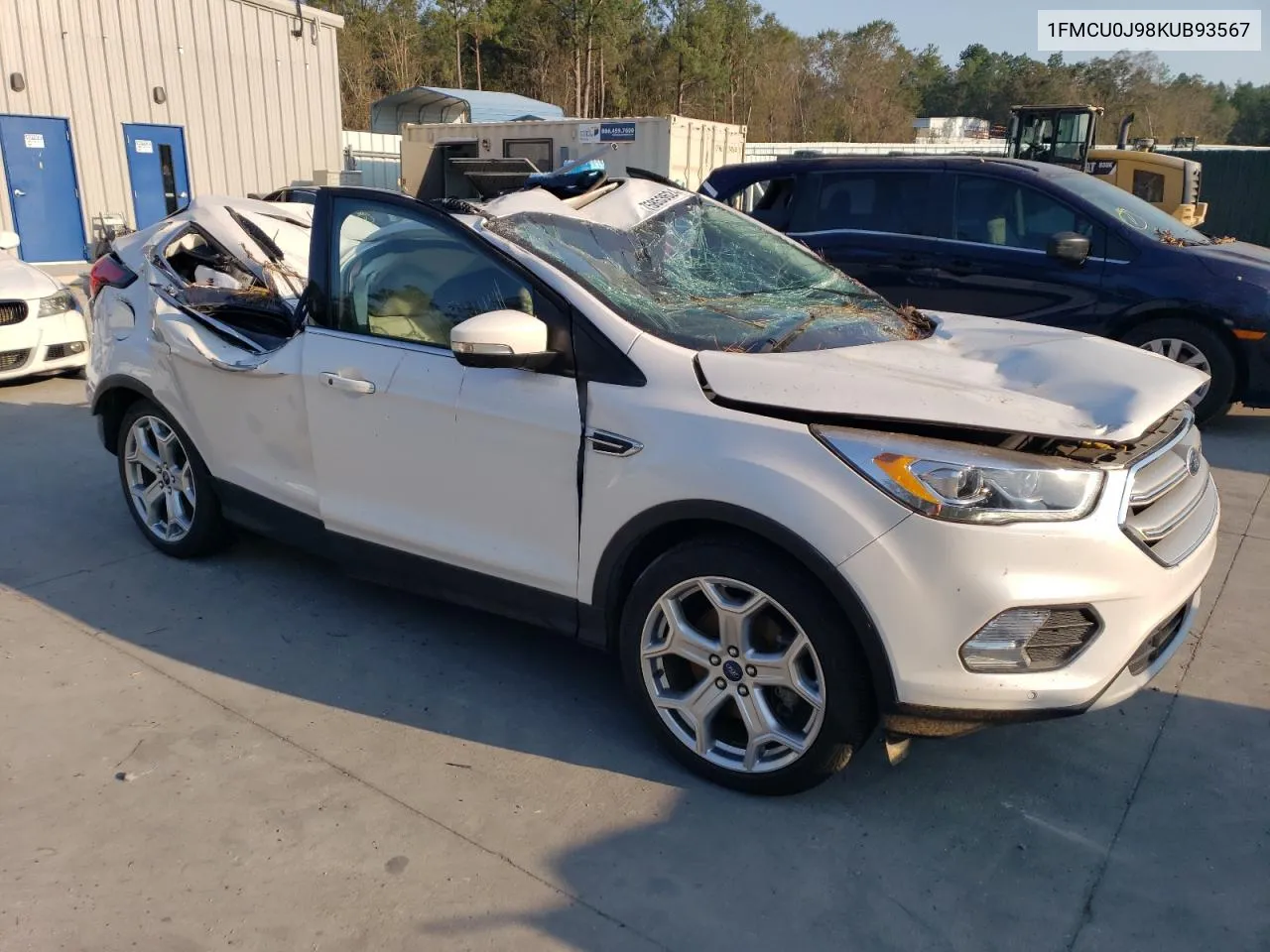 2019 Ford Escape Titanium VIN: 1FMCU0J98KUB93567 Lot: 75853624