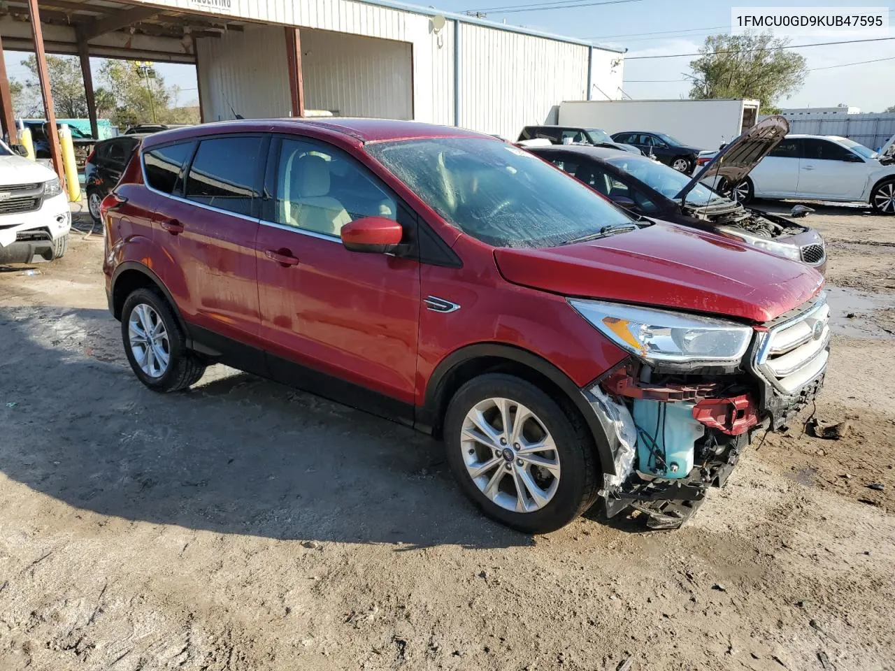 2019 Ford Escape Se VIN: 1FMCU0GD9KUB47595 Lot: 75897324