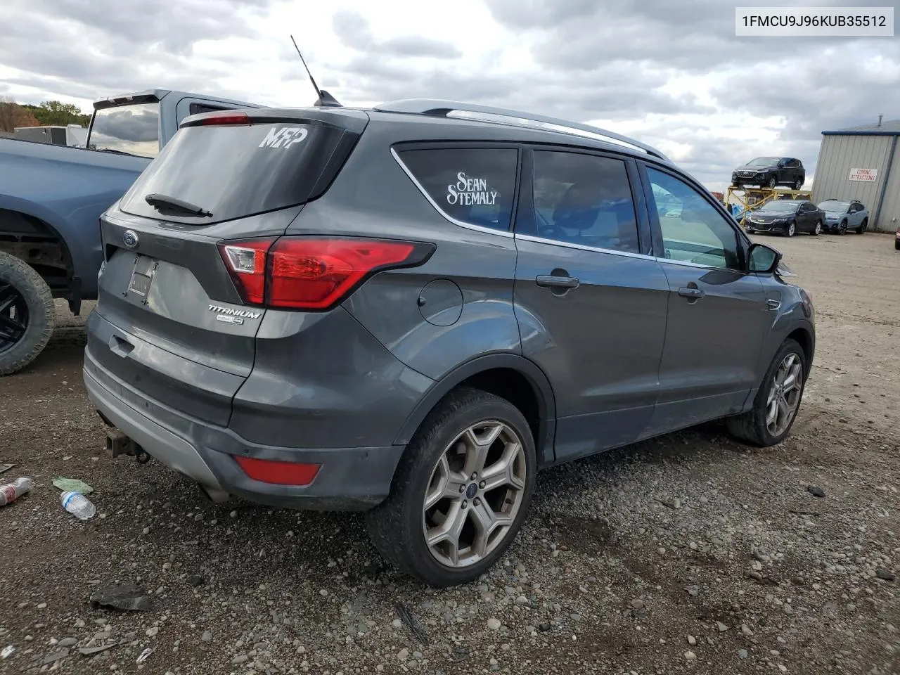 2019 Ford Escape Titanium VIN: 1FMCU9J96KUB35512 Lot: 75980984