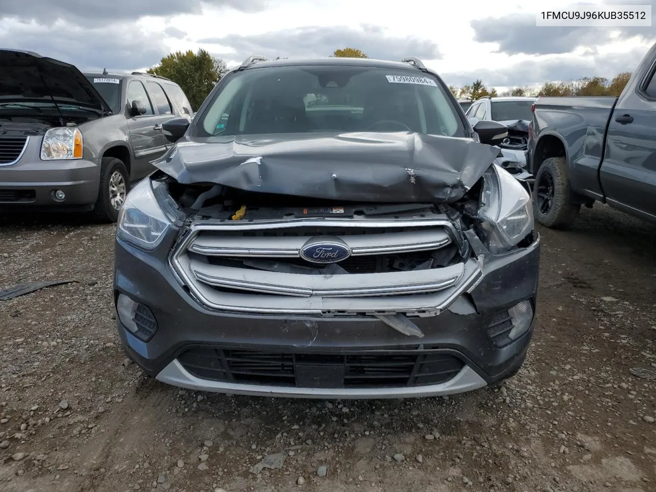 2019 Ford Escape Titanium VIN: 1FMCU9J96KUB35512 Lot: 75980984