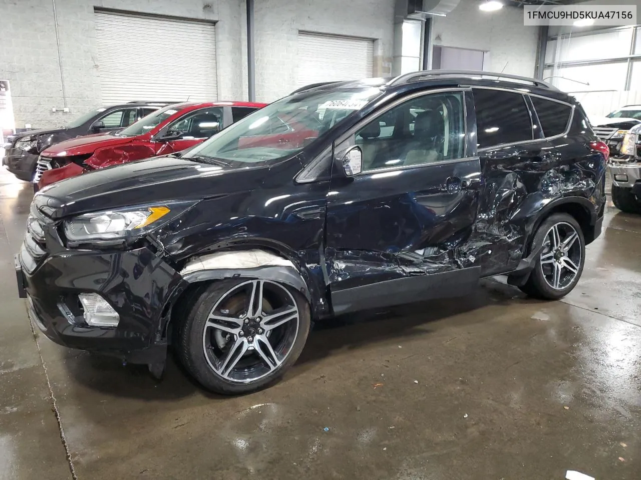 2019 Ford Escape Sel VIN: 1FMCU9HD5KUA47156 Lot: 76064034