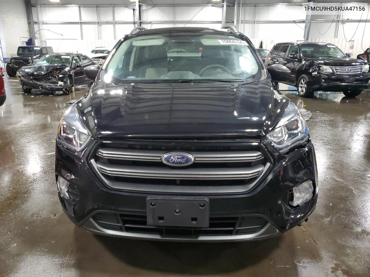 2019 Ford Escape Sel VIN: 1FMCU9HD5KUA47156 Lot: 76064034