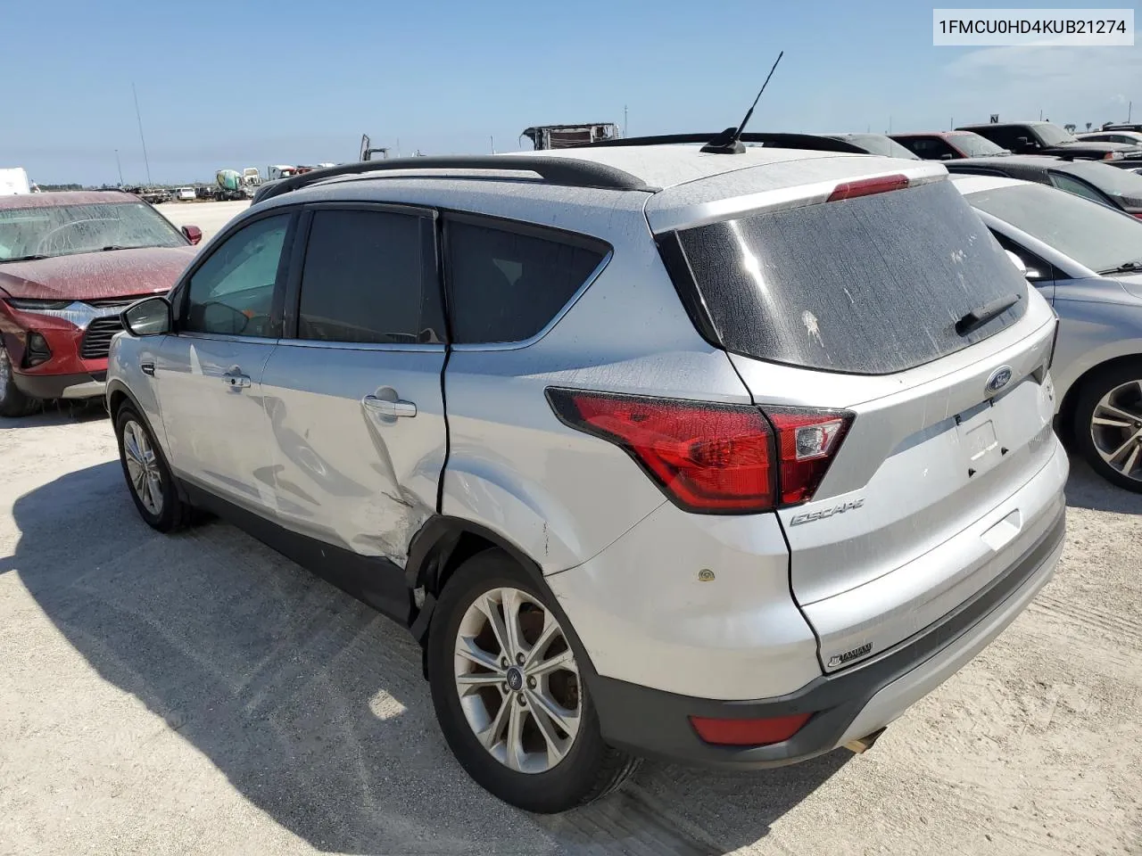 2019 Ford Escape Sel VIN: 1FMCU0HD4KUB21274 Lot: 76228884