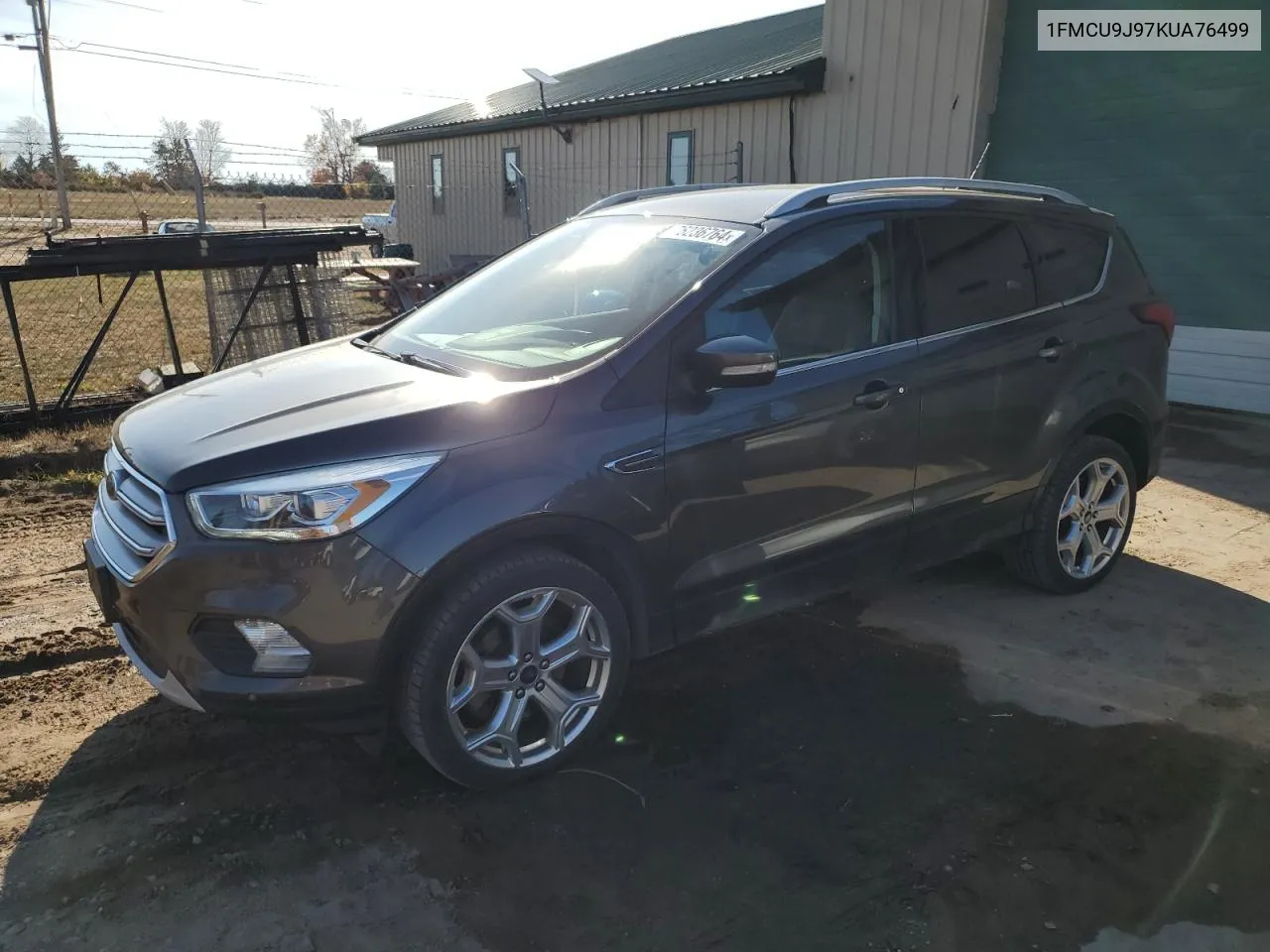 2019 Ford Escape Titanium VIN: 1FMCU9J97KUA76499 Lot: 76236764