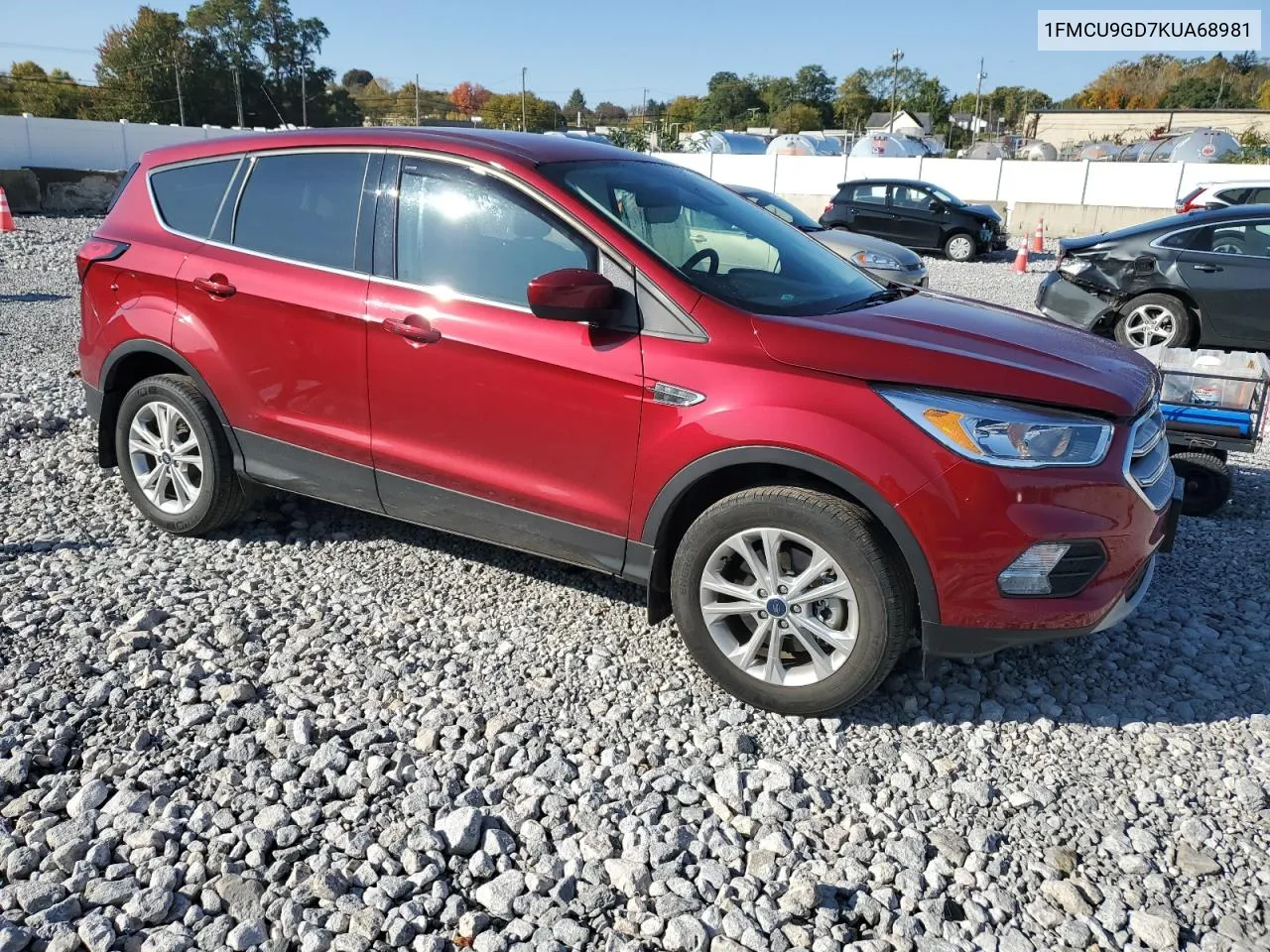 2019 Ford Escape Se VIN: 1FMCU9GD7KUA68981 Lot: 76294114