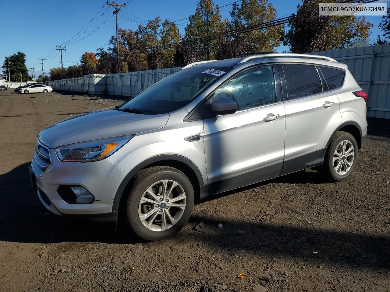 2019 Ford Escape Se VIN: 1FMCU9GD7KUA73498 Lot: 76306704