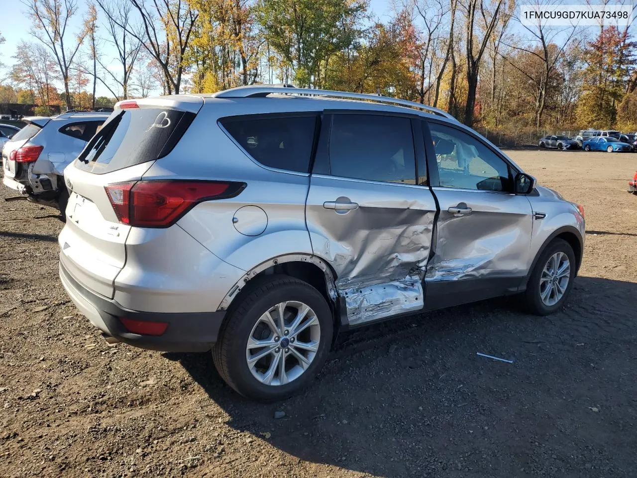 2019 Ford Escape Se VIN: 1FMCU9GD7KUA73498 Lot: 76306704