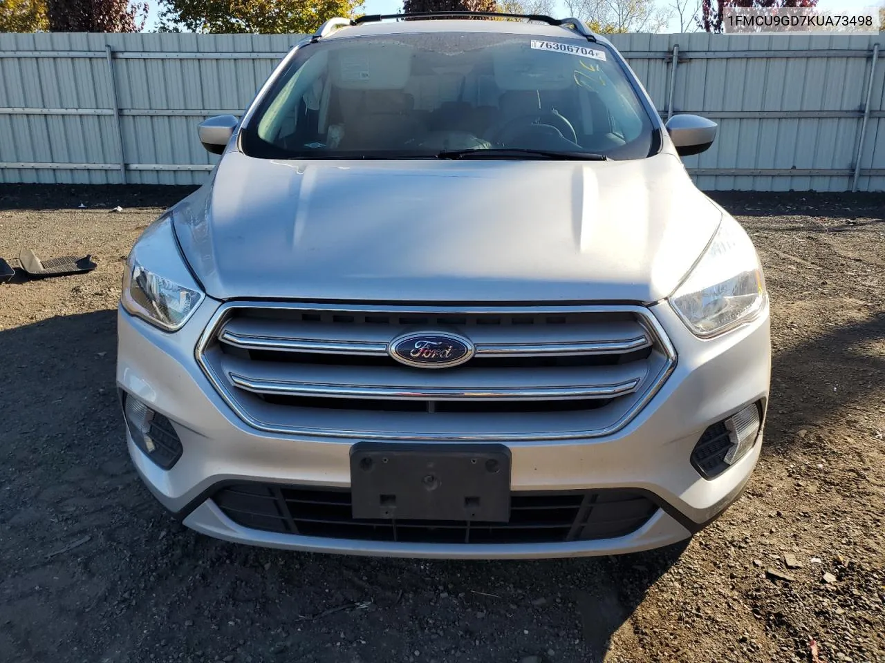 2019 Ford Escape Se VIN: 1FMCU9GD7KUA73498 Lot: 76306704