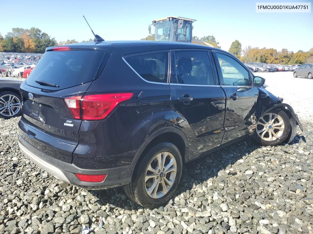 2019 Ford Escape Se VIN: 1FMCU0GD1KUA47751 Lot: 76317664