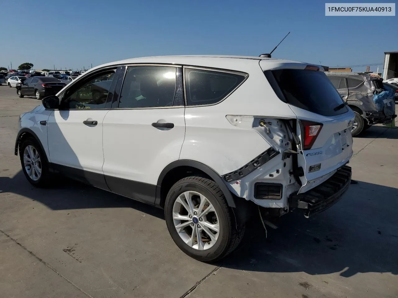 2019 Ford Escape S VIN: 1FMCU0F75KUA40913 Lot: 76496534