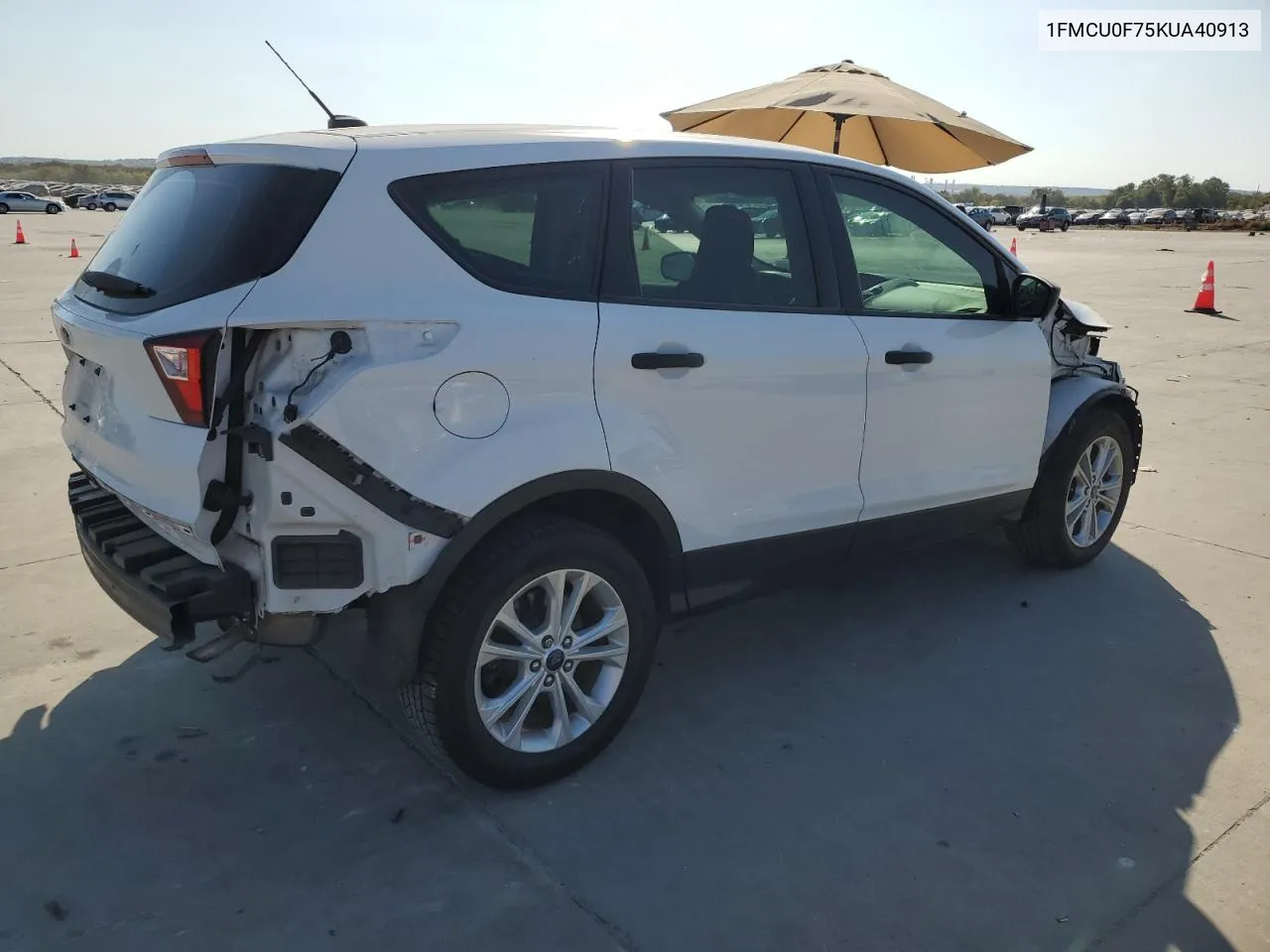 2019 Ford Escape S VIN: 1FMCU0F75KUA40913 Lot: 76496534