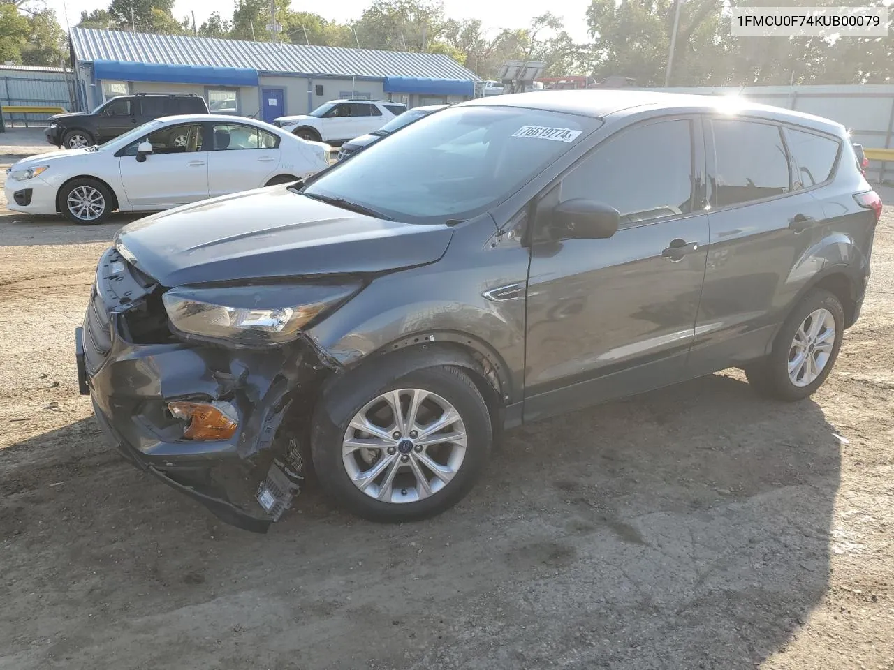 2019 Ford Escape S VIN: 1FMCU0F74KUB00079 Lot: 76619774