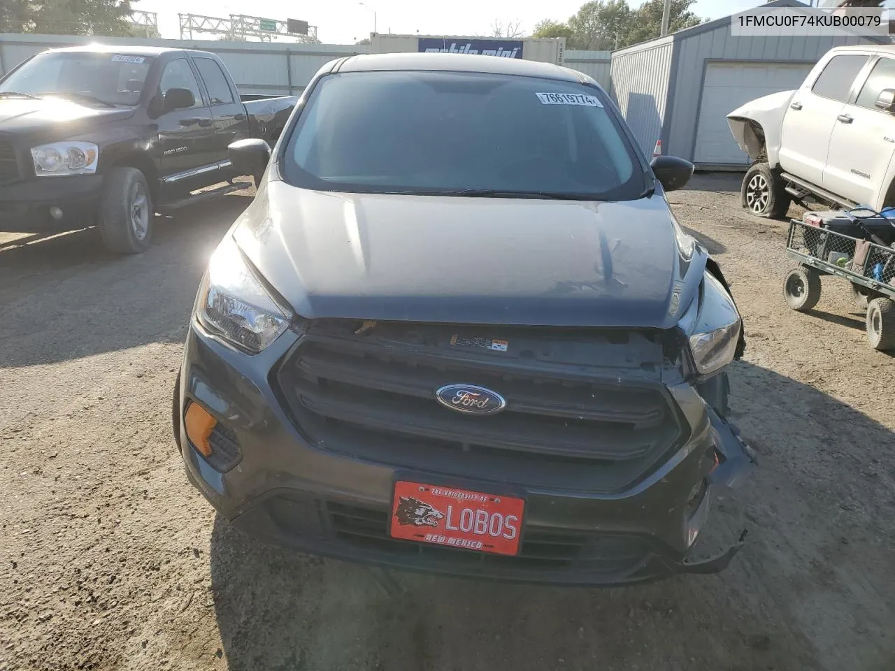 2019 Ford Escape S VIN: 1FMCU0F74KUB00079 Lot: 76619774