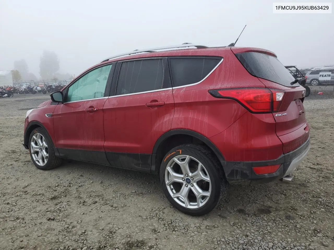 2019 Ford Escape Titanium VIN: 1FMCU9J95KUB63429 Lot: 76704454