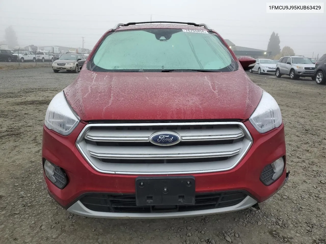 2019 Ford Escape Titanium VIN: 1FMCU9J95KUB63429 Lot: 76704454