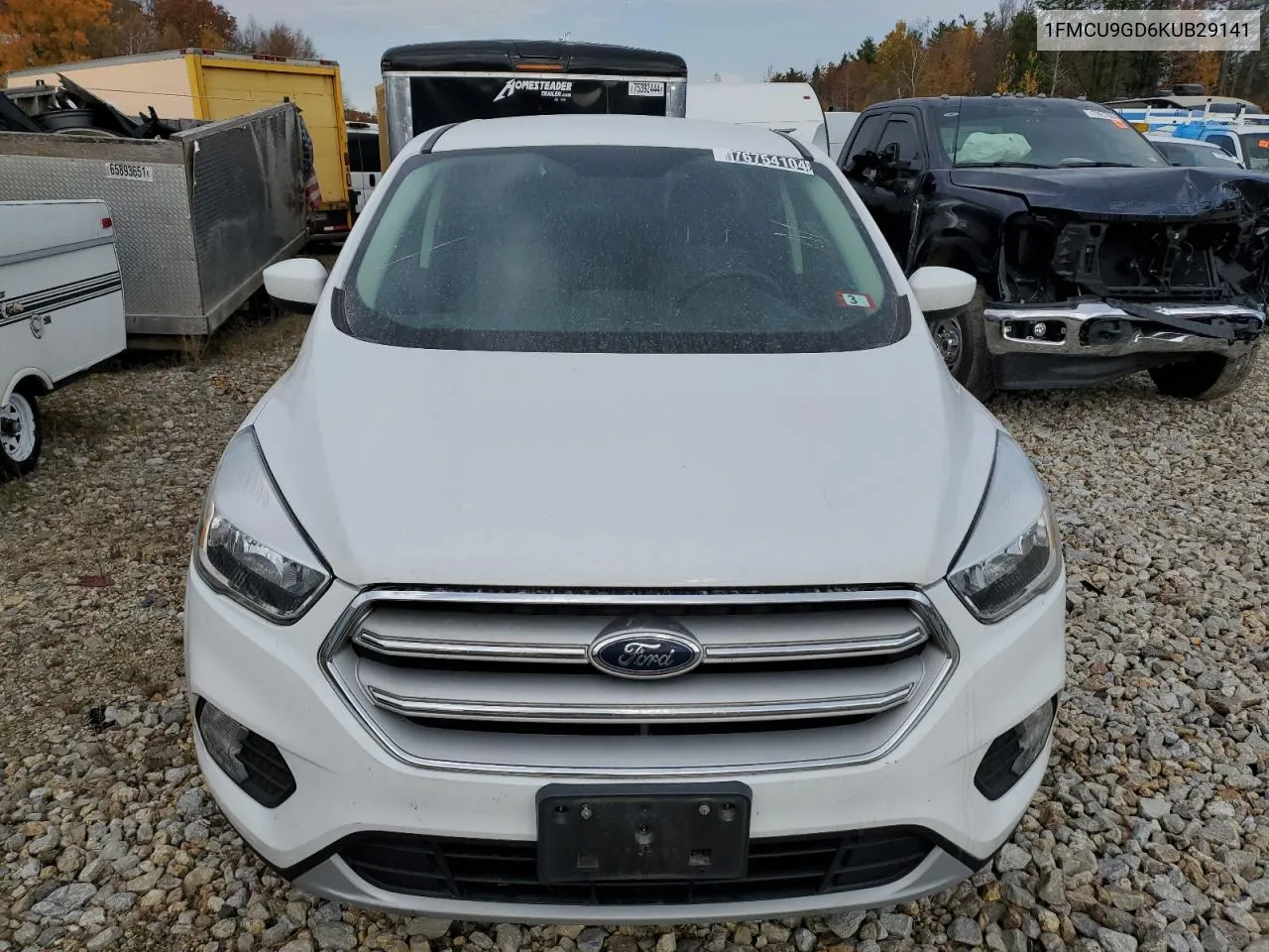 2019 Ford Escape Se VIN: 1FMCU9GD6KUB29141 Lot: 76754104