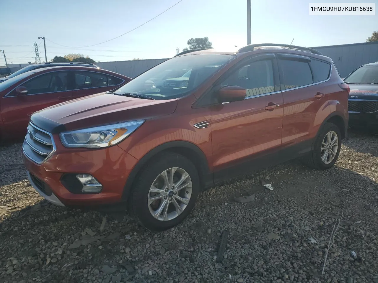 2019 Ford Escape Sel VIN: 1FMCU9HD7KUB16638 Lot: 76846744