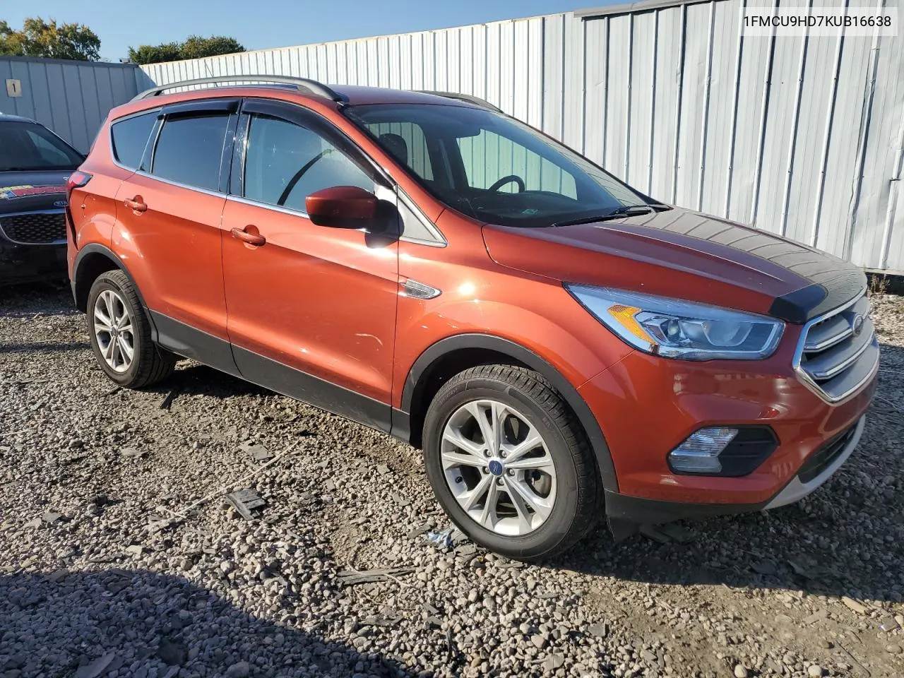 2019 Ford Escape Sel VIN: 1FMCU9HD7KUB16638 Lot: 76846744