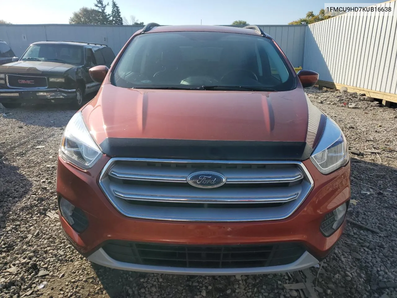 2019 Ford Escape Sel VIN: 1FMCU9HD7KUB16638 Lot: 76846744