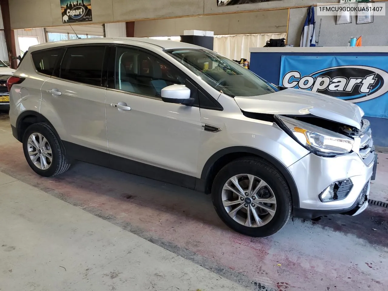 2019 Ford Escape Se VIN: 1FMCU9GD0KUA51407 Lot: 76889044