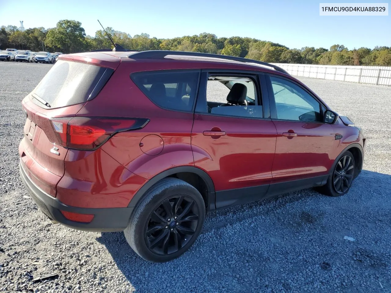 2019 Ford Escape Se VIN: 1FMCU9GD4KUA88329 Lot: 76936424