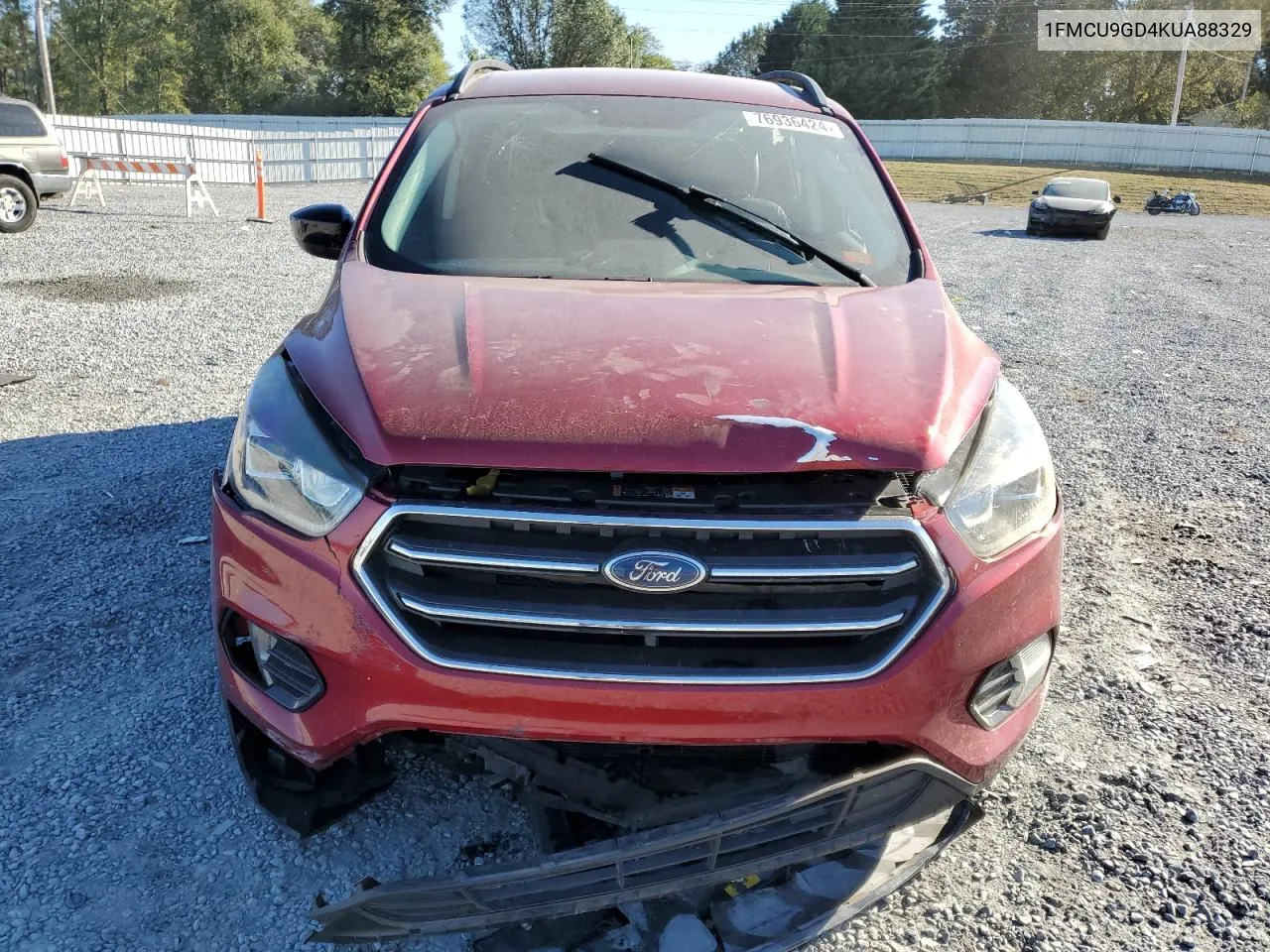 2019 Ford Escape Se VIN: 1FMCU9GD4KUA88329 Lot: 76936424