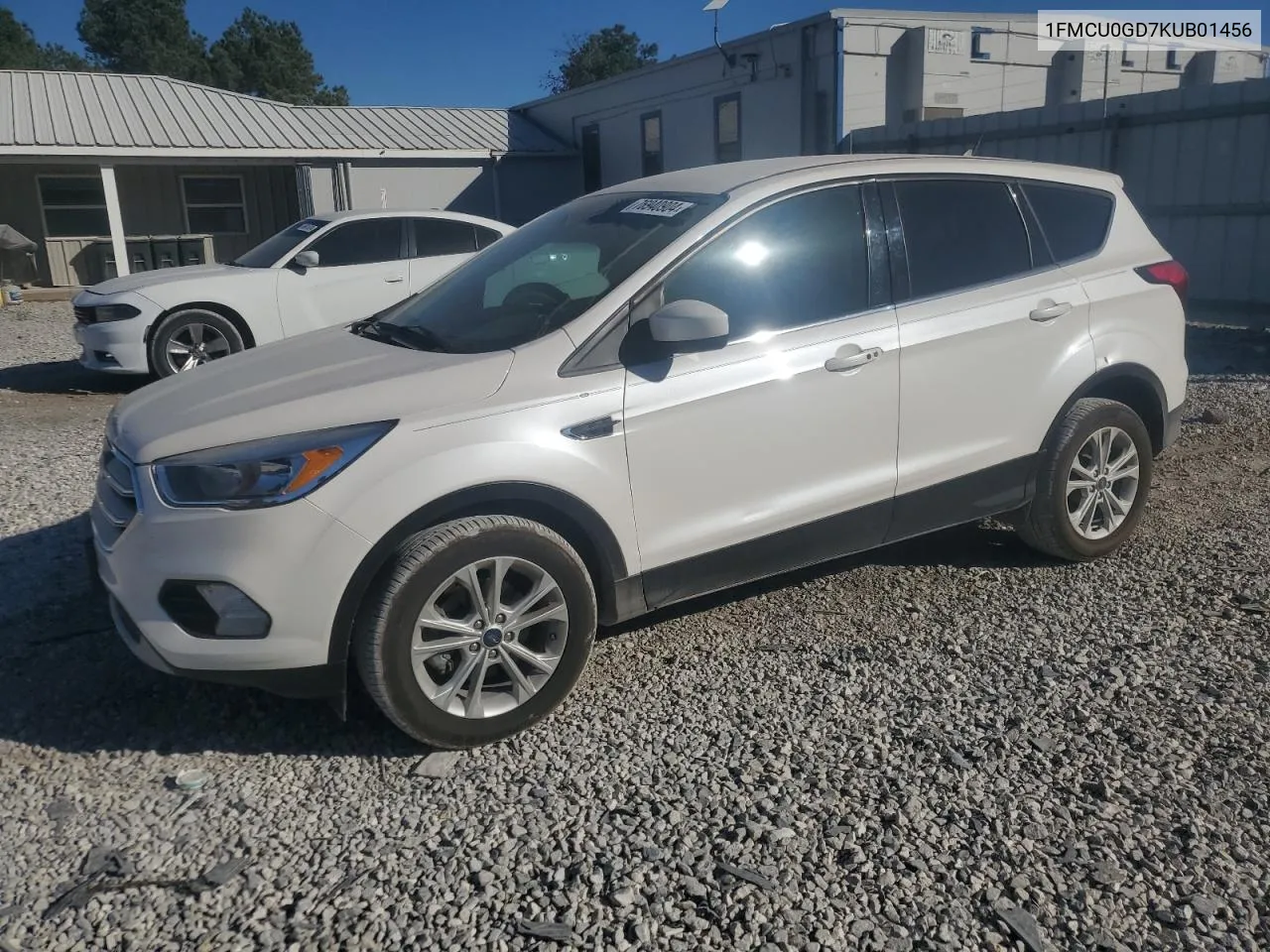 2019 Ford Escape Se VIN: 1FMCU0GD7KUB01456 Lot: 76940904