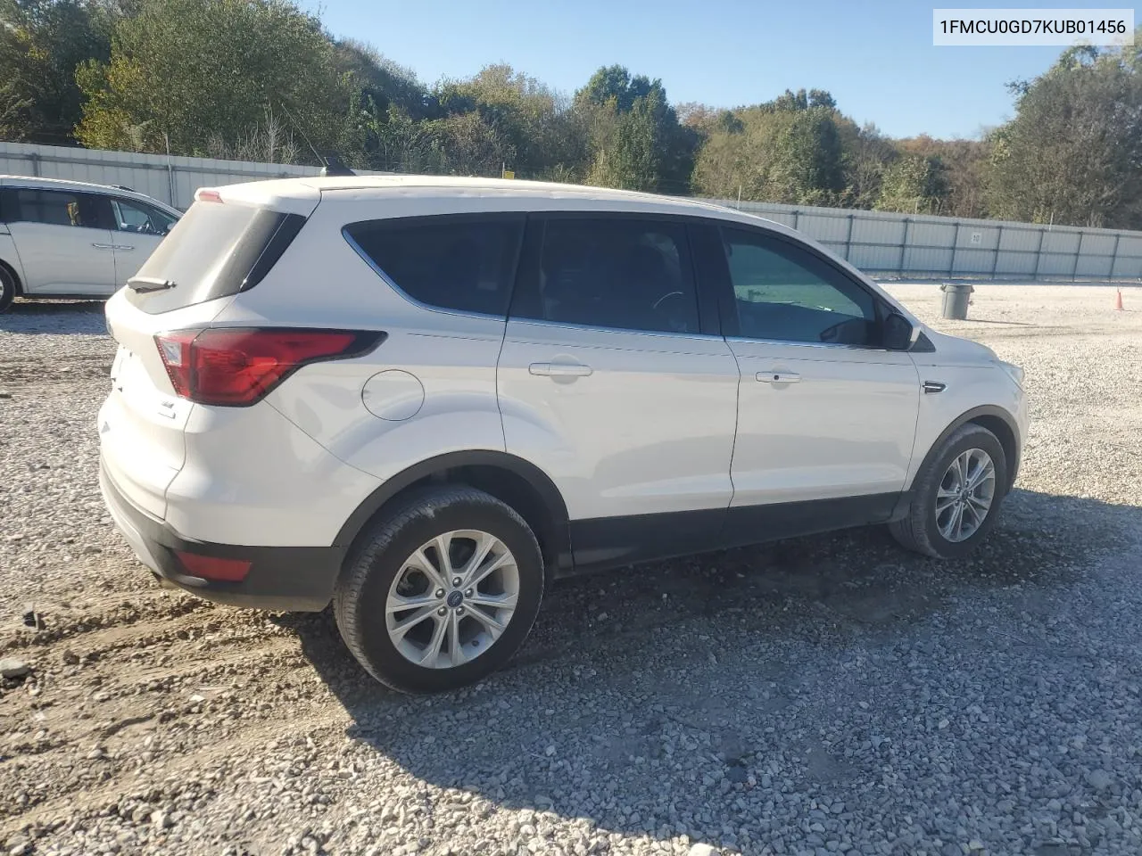 2019 Ford Escape Se VIN: 1FMCU0GD7KUB01456 Lot: 76940904