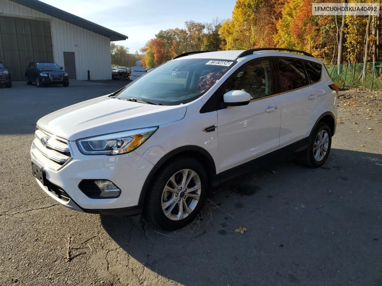 2019 Ford Escape Sel VIN: 1FMCU0HD3KUA40492 Lot: 77074834