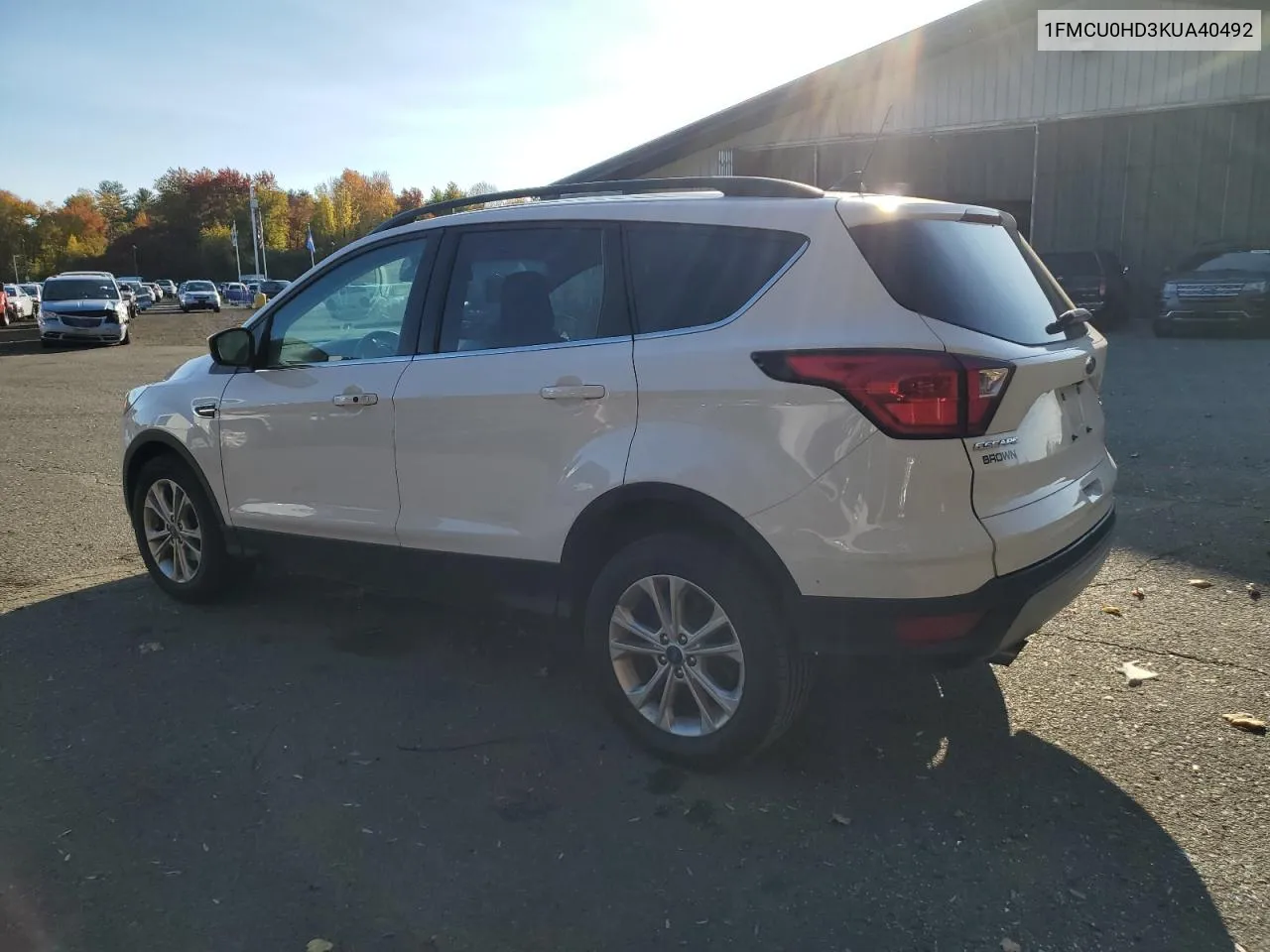 2019 Ford Escape Sel VIN: 1FMCU0HD3KUA40492 Lot: 77074834