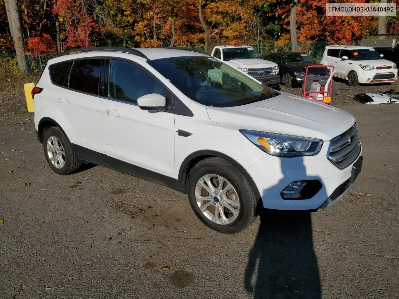 2019 Ford Escape Sel VIN: 1FMCU0HD3KUA40492 Lot: 77074834