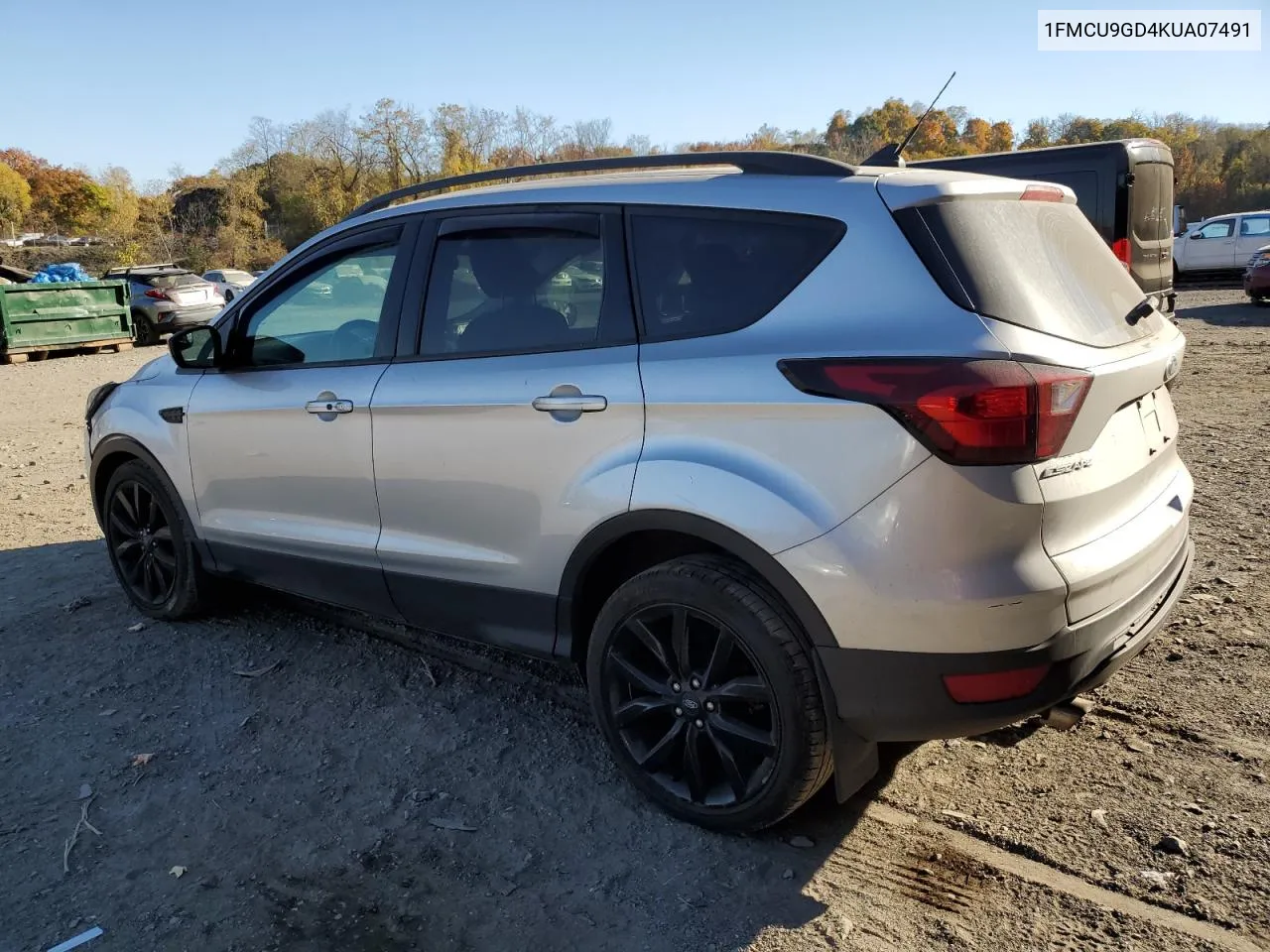 2019 Ford Escape Se VIN: 1FMCU9GD4KUA07491 Lot: 77078074