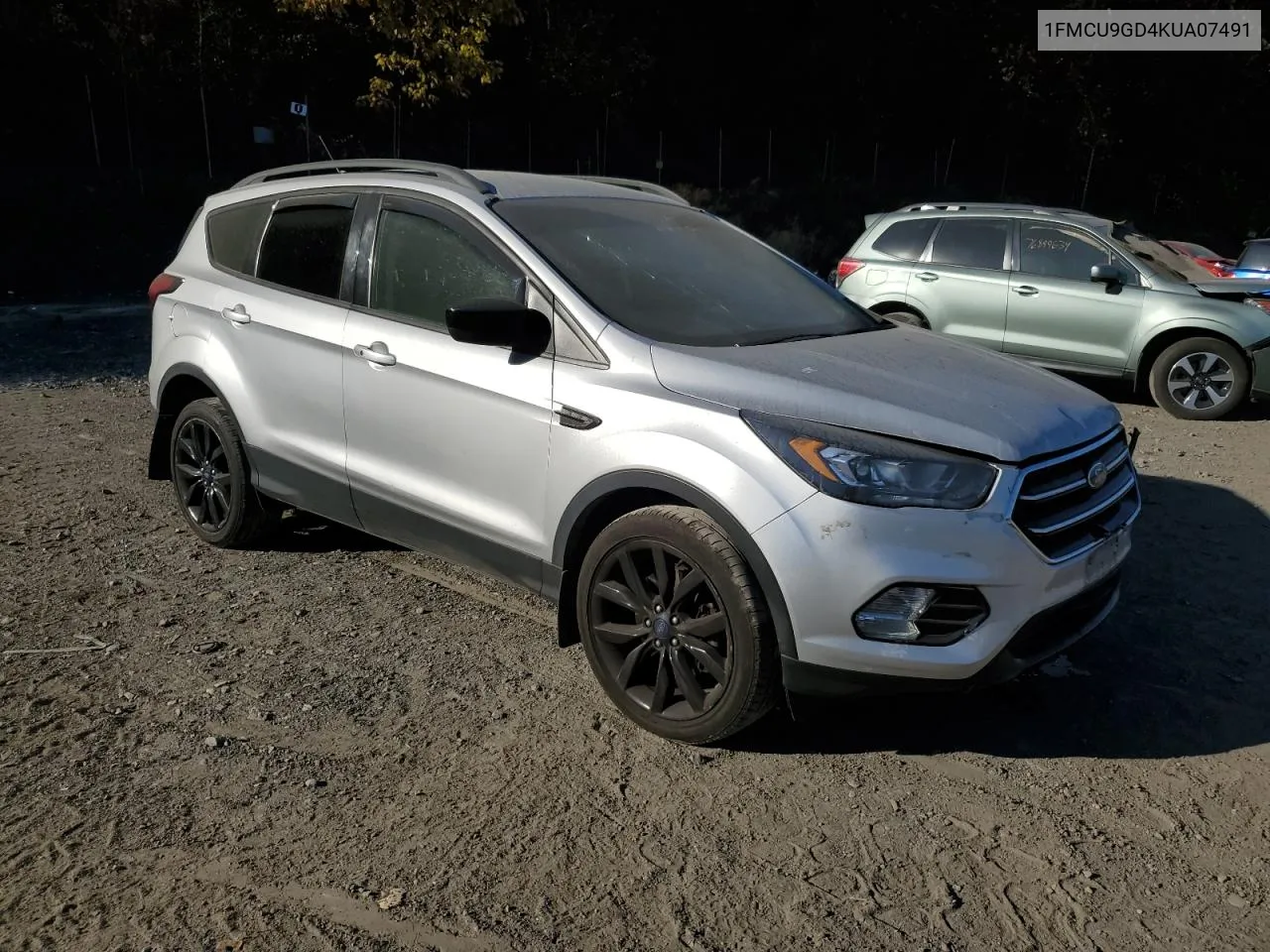 2019 Ford Escape Se VIN: 1FMCU9GD4KUA07491 Lot: 77078074