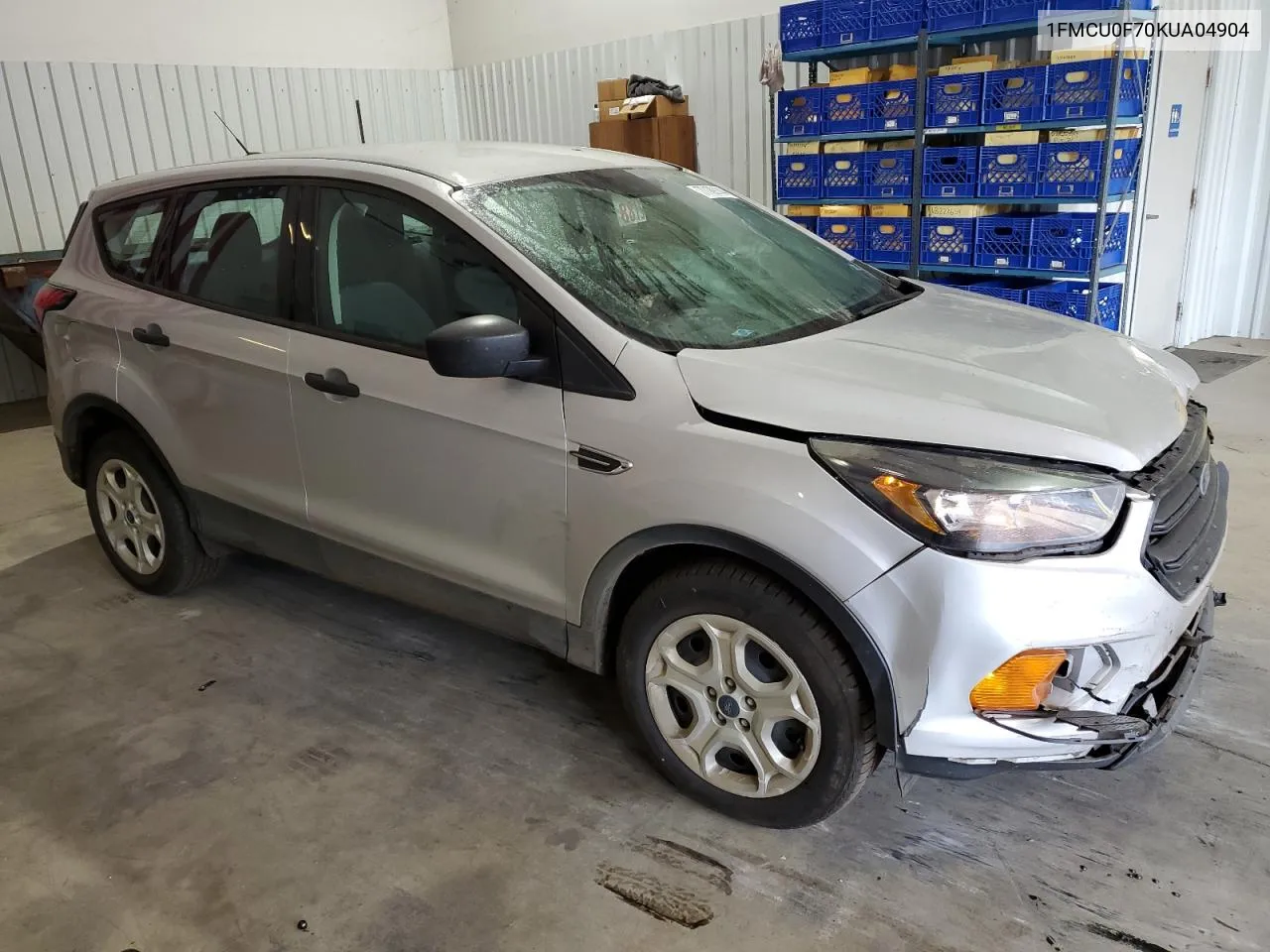 2019 Ford Escape S VIN: 1FMCU0F70KUA04904 Lot: 77189144