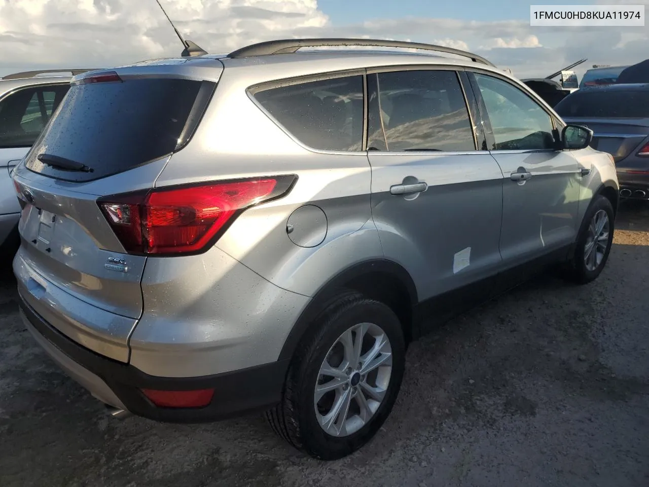 2019 Ford Escape Sel VIN: 1FMCU0HD8KUA11974 Lot: 77248724