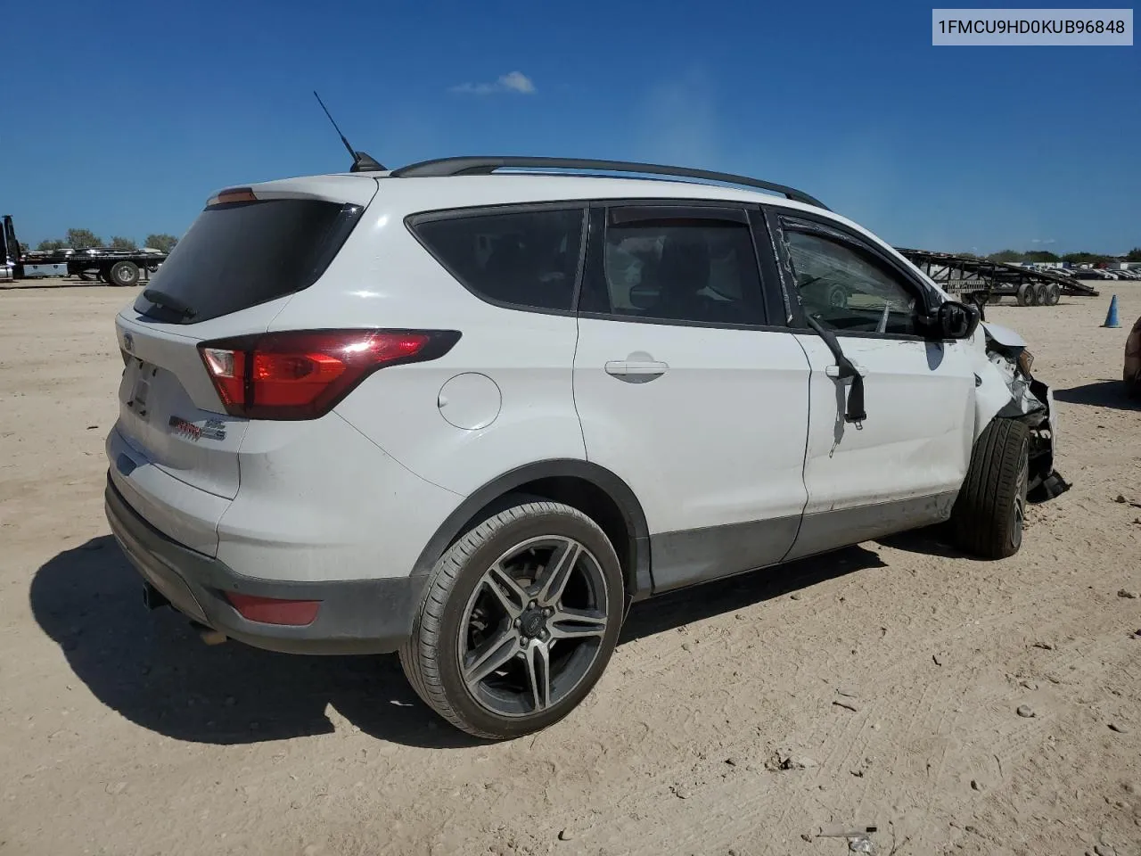 2019 Ford Escape Sel VIN: 1FMCU9HD0KUB96848 Lot: 77260034