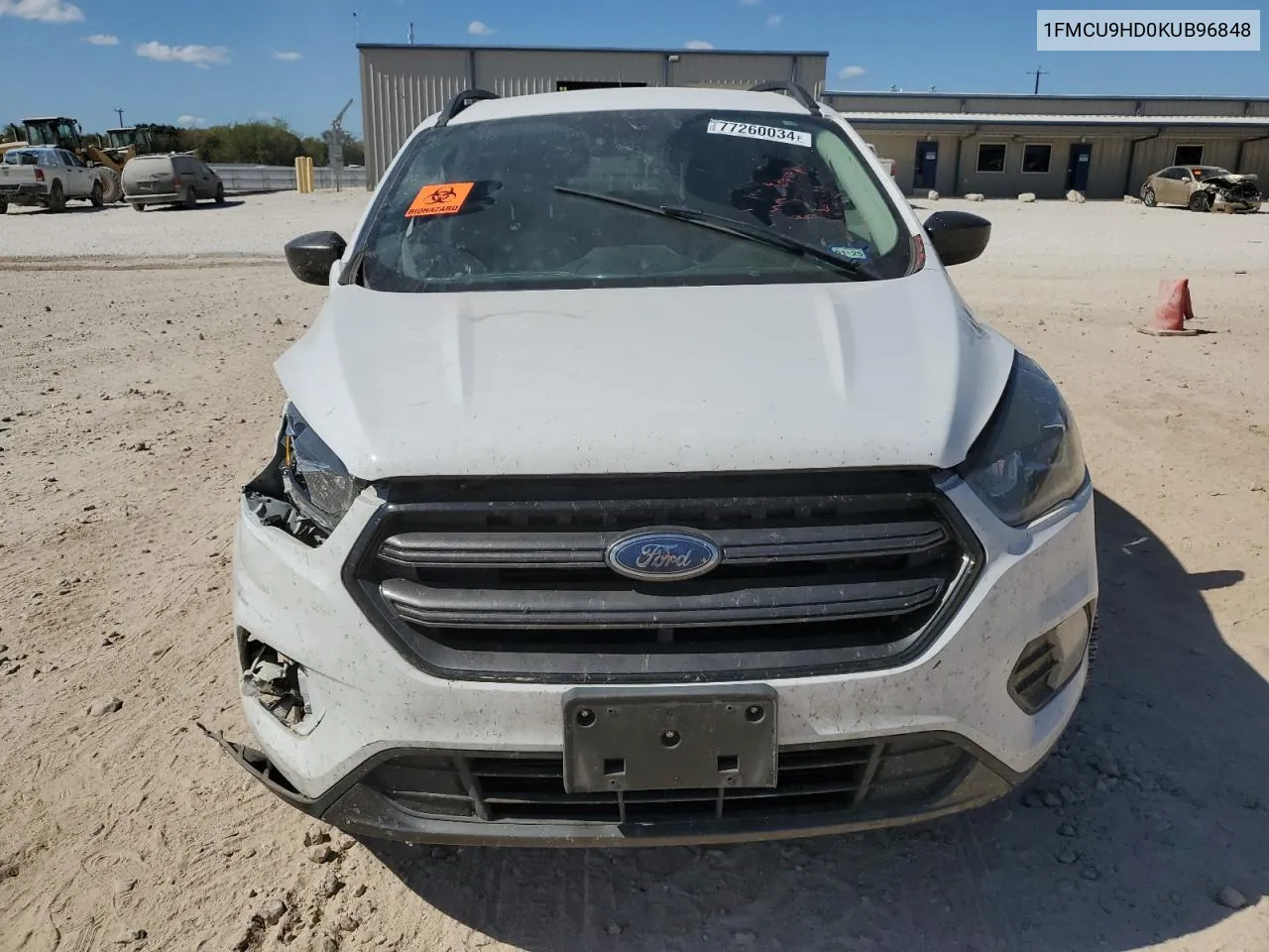 2019 Ford Escape Sel VIN: 1FMCU9HD0KUB96848 Lot: 77260034