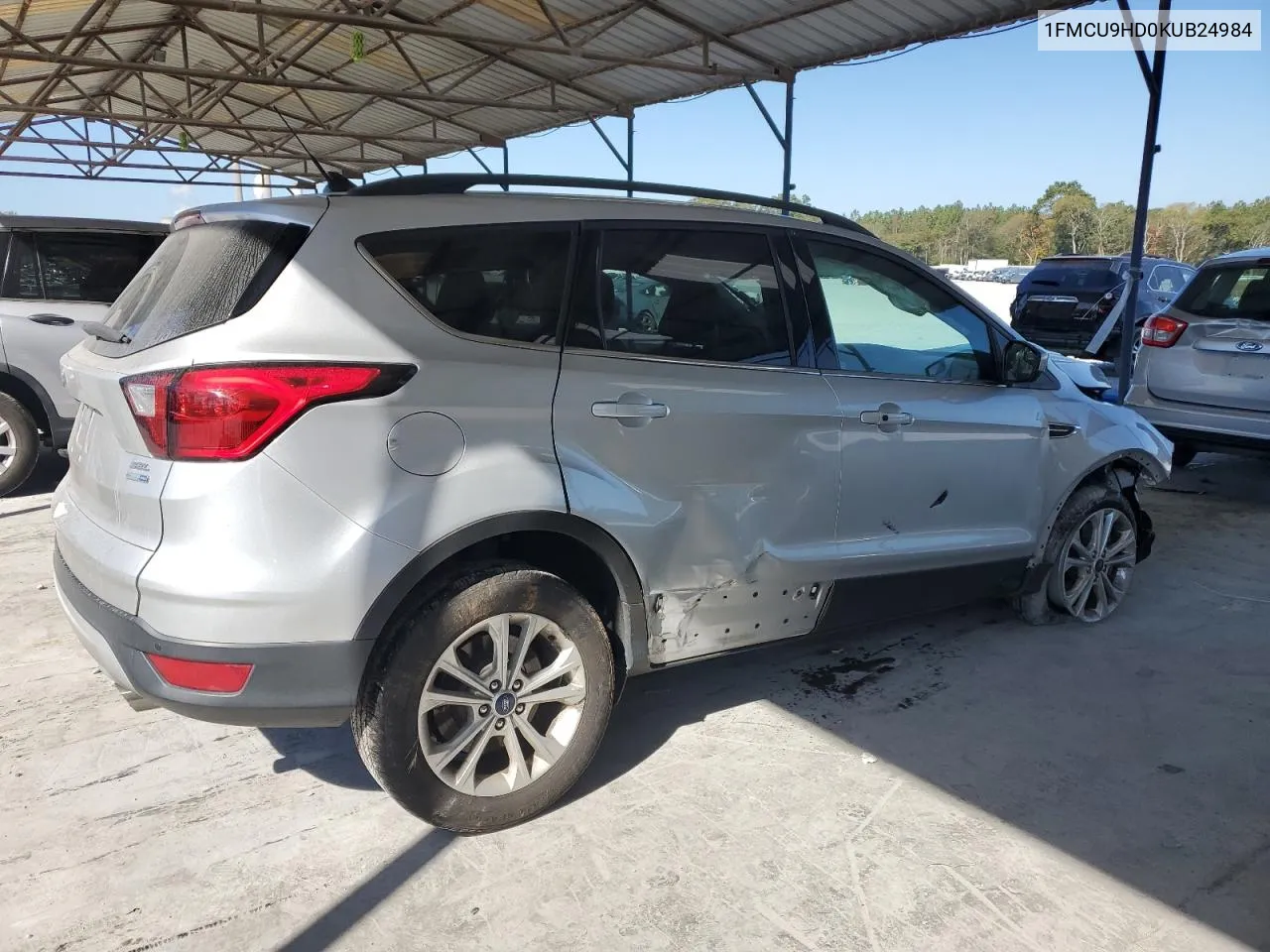 2019 Ford Escape Sel VIN: 1FMCU9HD0KUB24984 Lot: 77284824